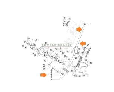 Parça: Gtv 300 Hpe Abs Rst Ön Furş-Ön Çatal