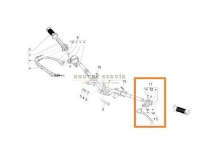 Parça: Primavera 150 E5+ Fren Kütüğü Sol