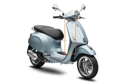 Parça: Pri̇mavera S 150 3V Ön Panel Sağ Üst Çita Mat Gri̇