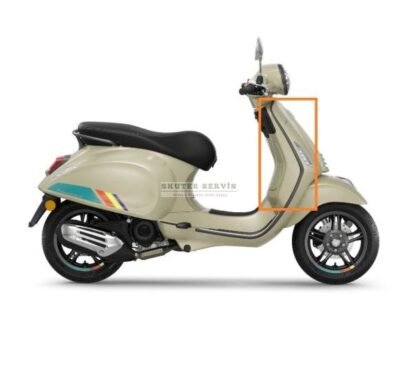 Parça: Primavera 125 E5+ Ön Panel Çita Sağ Üst Mat Krom