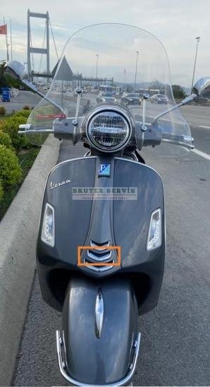 Parça: Gts 300 Hpe E5  Korna Paneli̇ Izgarasi Orta Krom