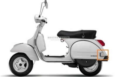 Parça: Vespa PX 200 Arka Sol Sinyal Camı Şeffaf