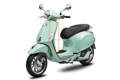 Parça: Pri̇mavera S 150 3V Ön Panel Sol Üst Çita Mat Gri̇